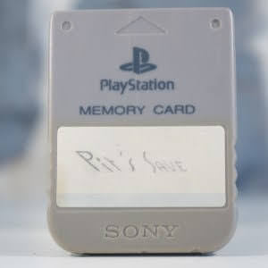 Playstation Memory Card (gray) (01)
